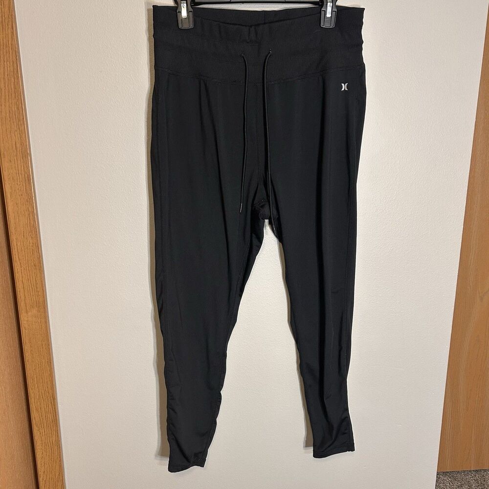 Hurley Women's Relaxed Jog Legging Black Size XL NWT